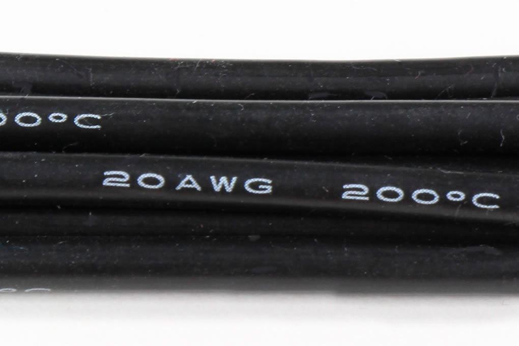 Admiral 20 Gauge Silicone Wire - Black (price per meter) ADM20AWGSILB