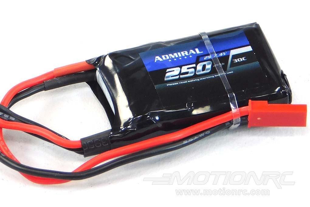 Admiral 250mAh 2S 7.4V 30C LiPo Battery with JST Connector EPR02502J