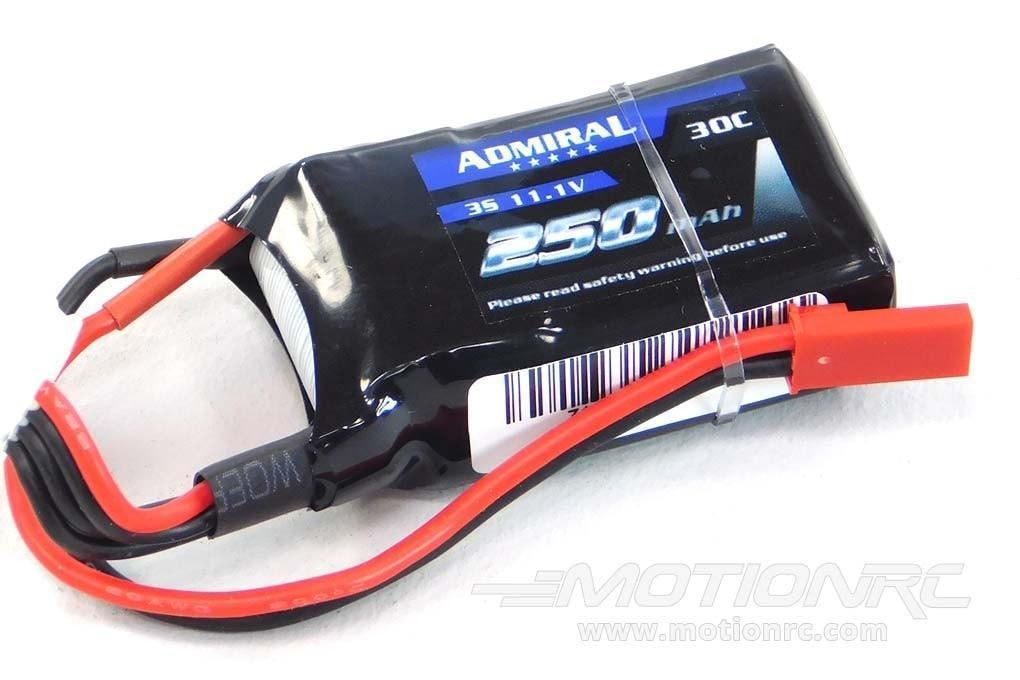Admiral 250mAh 3S 11.1V 30C LiPo Battery with JST Connector EPR02503