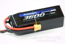Load image into Gallery viewer, Admiral 3600mAh 4S 14.8V 40C LiPo Battery with XT60 Connector EPR36004X6
