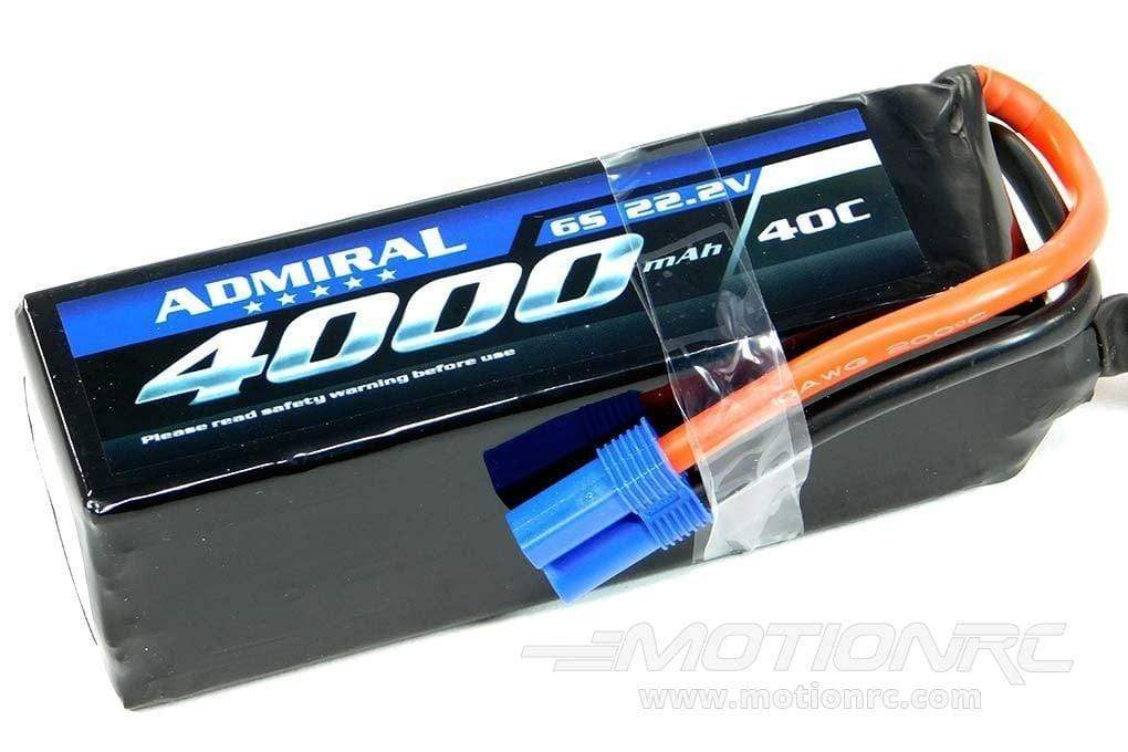 Admiral 4000mAh 6S 22.2V 40C LiPo Battery with EC5 Connector EPR40006E