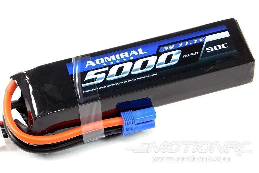 Admiral 5000mAh 3S 11.1V 50C LiPo Battery with EC5 Connector EPR50003E