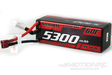 Lade das Bild in den Galerie-Viewer, Admiral 5300mAh 4S 14.8V 60C Hard Case LiPo Battery with T Connector EPR53004
