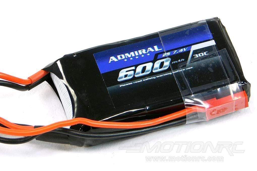 Admiral 600mAh 2S 7.4V 30C LiPo Battery with JST Connector EPR06002J