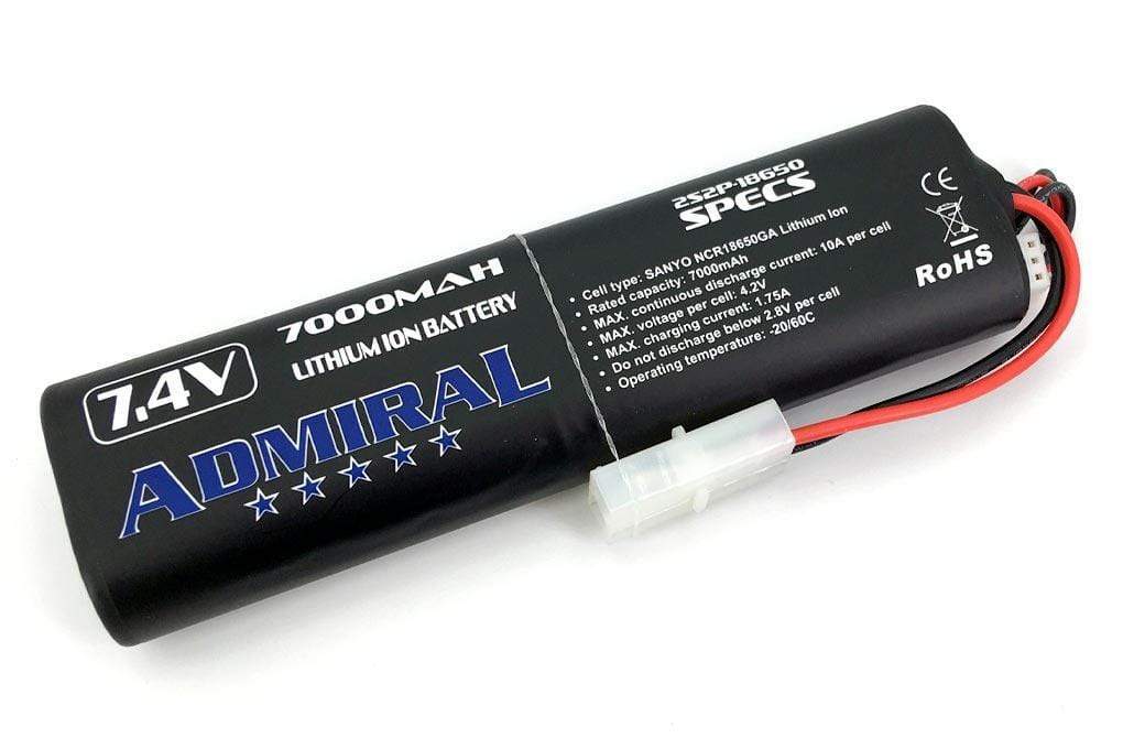 Admiral 7000mAh 2S 7.4V Li-ion Battery with Tamiya Connector ADM6024-015