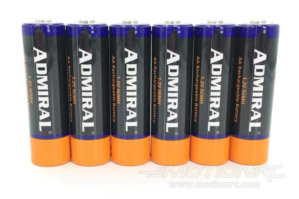 Admiral AA NiMH 2600mAh Rechargeable Batteries (Pack of 6) - (OPEN BOX) ADM6025-002(OB)