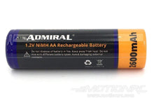 Lade das Bild in den Galerie-Viewer, Admiral AA NiMH 2600mAh Rechargeable Batteries (Pack of 6) - (OPEN BOX) ADM6025-002(OB)
