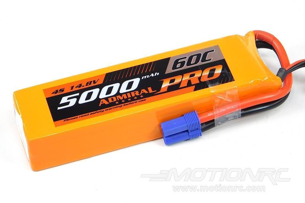 Admiral Pro 5000mAh 4S 14.8V 60C LiPo Battery with EC5 Connector EPR50004PRO