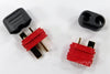 Admiral T-Connectors Ribbed with Wire Cover (Pair) ADMTCONNC