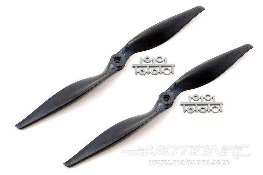 APC 12x8 Thin Electric Propeller - Black Multi-Pack (2 Propellers)