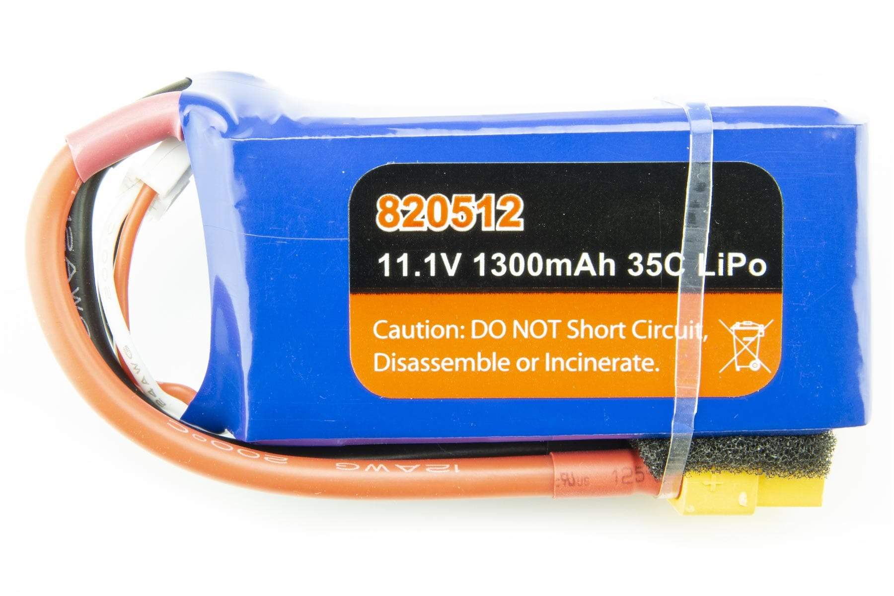 Bancroft 1300mAh 3S 11.1V 35C LiPo Battery with XT60 Connector BNC6024-003