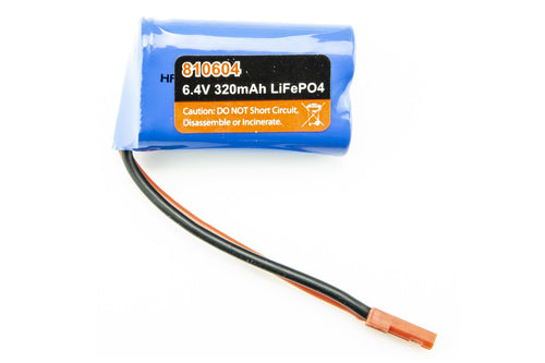 Bancroft 320mAh 6.4V LifePo4 Battery with JST Connector BNC6024-001