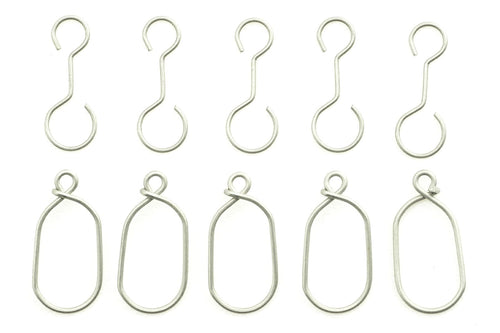 Bancroft 400mm Binary Mainsail Luff Rings and Sails Attachment Hook (5 Pack) BNC1043-105