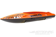 Load image into Gallery viewer, Bancroft 430mm Swordfish Mini Red Racing Boat Hull BNC1012-100
