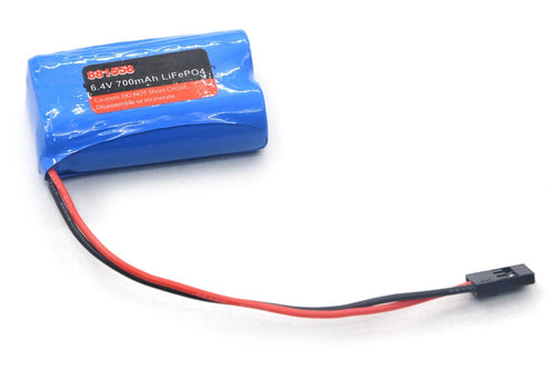 Bancroft 700mAh 2S 6.4V LiFe Battery with JR Connector BNC6024-009