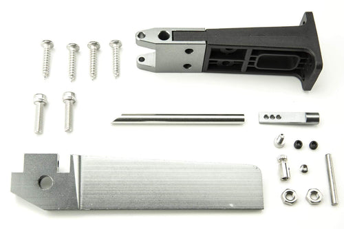 Bancroft 950mm Alpha CNC Aluminum Alloy Rudder with Plastic Rudder Support Set BNC1040-112