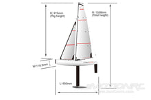 Load image into Gallery viewer, Bancroft DragonForce 65 V6 655mm (25.7&quot;) Racing Sailboat - RTR BNC1048-001
