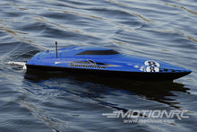 Lade das Bild in den Galerie-Viewer, Bancroft Swordfish Deep V Blue 675mm (26.5&quot;) Racing Boat – RTR BNC1011-003
