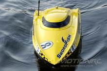 Load image into Gallery viewer, Bancroft Swordfish Deep V Yellow 675mm (26.5&quot;) Racing Boat - RTR
