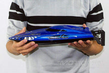 Lade das Bild in den Galerie-Viewer, Bancroft Swordfish Mini Blue 430mm (17&quot;) Racing Boat - RTR
