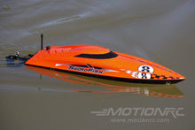 Load image into Gallery viewer, Bancroft Swordfish Mini Red 430mm (17&quot;) Racing Boat - RTR BNC1012-001
