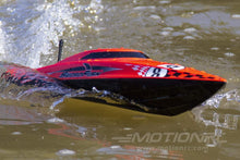 Lade das Bild in den Galerie-Viewer, Bancroft Swordfish Mini Red 430mm (17&quot;) Racing Boat - RTR BNC1012-001
