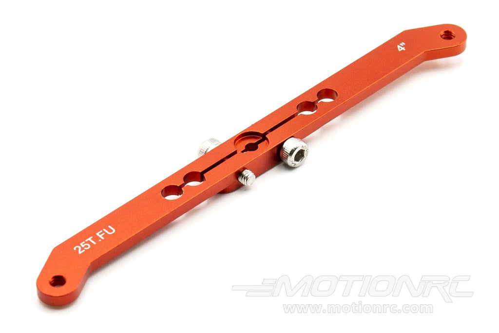 BenchCraft 102mm (4") Aluminum 25T Futaba Servo Arm - Red BCT5011-031