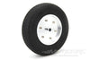 BenchCraft 102mm (4") x 26mm Solid Rubber Wheel w/ Aluminum Hub for 6mm Axle BCT5016-042