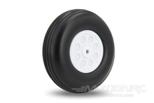 Lade das Bild in den Galerie-Viewer, BenchCraft 102mm (4&quot;) x 28mm Treaded Foam PU Wheel for 5mm Axle BCT5016-065
