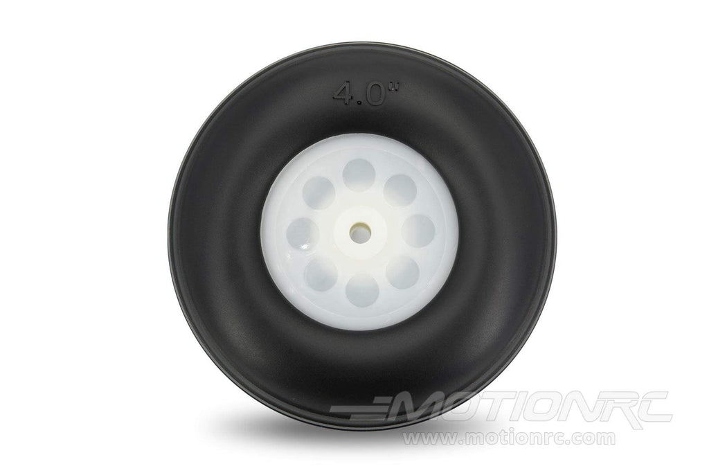 BenchCraft 102mm (4") x 35mm Treaded Foam PU Wheel for 5mm Axle BCT5016-066