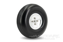 Load image into Gallery viewer, BenchCraft 102mm (4&quot;) x 35mm Treaded Foam PU Wheel w/ Aluminum Hub for 5mm Axle BCT5016-092
