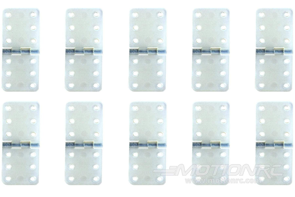 BenchCraft 11mm x 28mm Nylon Pinned Hinges - White (10 Pack) BCT5044-015