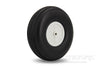 BenchCraft 127mm (5") x 41mm Treaded Ultra Lightweight Rubber PU Wheel for 5.1mm Axle BCT5016-084