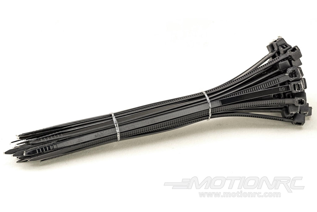 BenchCraft 150mm (6") Zip Ties - Black (50 Pack) BCT5066-012