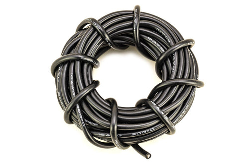 BenchCraft 16 Gauge Silicone Wire - Black (5 Meters) BCT5003-046