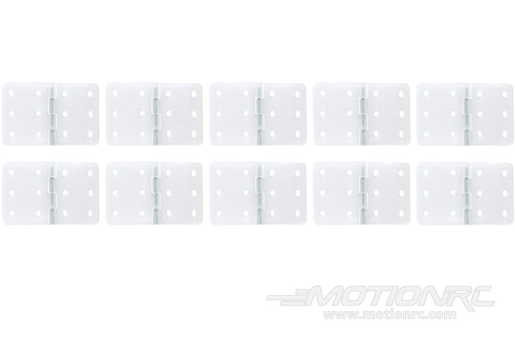 BenchCraft 16mm x 28mm Nylon Pinned Hinges - White (10 Pack) BCT5044-012