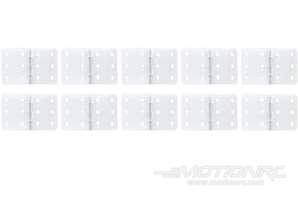 BenchCraft 16mm x 28mm Nylon Pinned Hinges - White (10 Pack) BCT5044-012