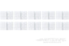BenchCraft 16mm x 28mm Nylon Pinned Hinges - White (10 Pack) BCT5044-012