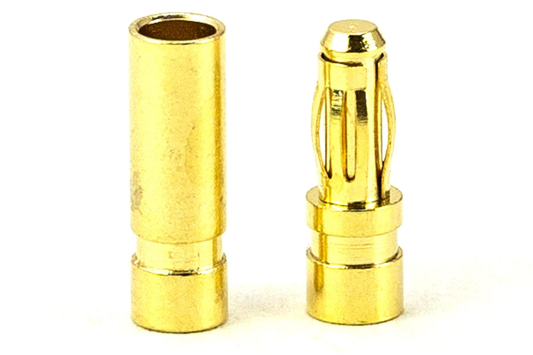 BenchCraft 2.5mm Gold Bullet ESC and Motor Connectors (Pair) BCT5062-021
