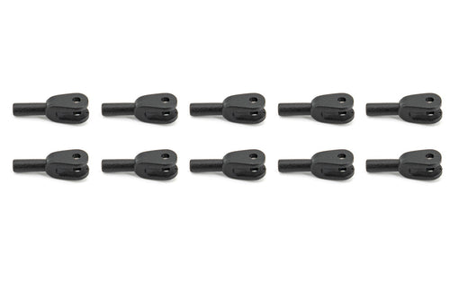 BenchCraft 2.5mm Nylon Clevises - Black (10 Pack) BCT5050-007