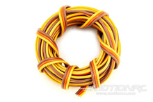 Lade das Bild in den Galerie-Viewer, BenchCraft 20 Gauge Flat Servo Wire - Brown/Red/Orange (5 Meters) BCT5003-016
