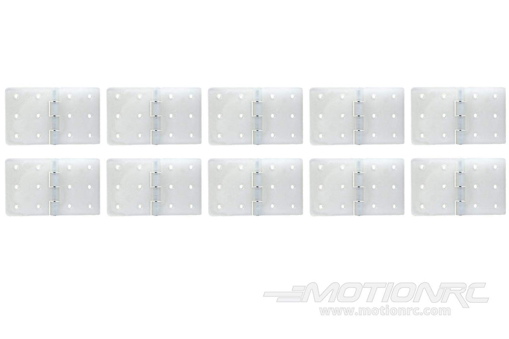 BenchCraft 20mm x 36mm Nylon Pinned Hinges - White (10 Pack) BCT5044-013
