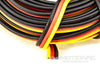 BenchCraft 22 Gauge Flat Servo Wire - Yellow/Red/Black (5 Meters) BCT5003-024