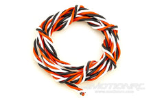 Load image into Gallery viewer, BenchCraft 22 Gauge Twisted Servo Wire - White/Red/Black (1 Meter) BCT5003-005
