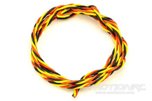 Lade das Bild in den Galerie-Viewer, BenchCraft 22 Gauge Twisted Servo Wire - Yellow/Red/Black (1 Meter) BCT5003-001
