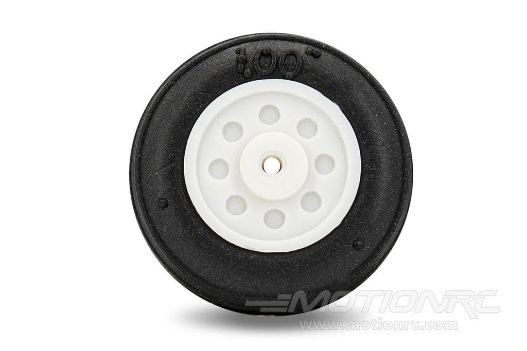BenchCraft 25mm (1") x 8.5mm Treaded Ultra Lightweight Rubber PU Wheel for 1.6mm Axle BCT5016-071