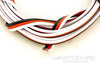 BenchCraft 26 Gauge Flat Servo Wire - White/Red/Black (1 Meter) BCT5003-013