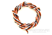 Lade das Bild in den Galerie-Viewer, BenchCraft 26 Gauge Twisted Servo Wire - White/Red/Black (1 Meter) BCT5003-007
