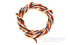 Load image into Gallery viewer, BenchCraft 26 Gauge Twisted Servo Wire - White/Red/Black (1 Meter) BCT5003-007
