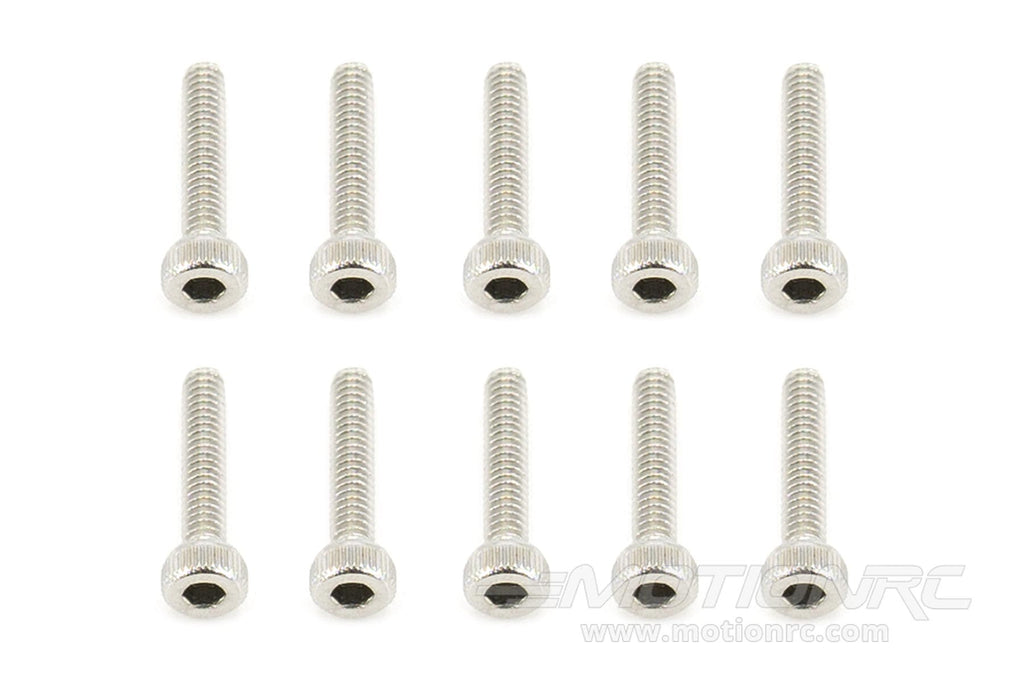 BenchCraft 2mm x 10mm Stainless Steel Machine Hex Screws (10 Pack)